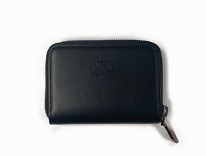 Christian Louboutin Black Studded Leather Coin Purse