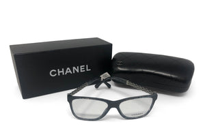 Chanel Reading Glasses 3320 1527 Striped Blue – Highbrow Bags